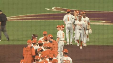 In front of record crowd at Bobcat Ballpark, No. 19 Texas tops Texas State 5-2